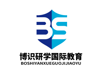 北京博識研學國際教育咨詢中心logo設計