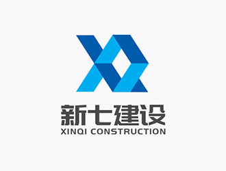 吳曉偉的新七建設logo設計