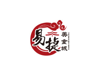 朱紅娟的易捷美食城logo設計