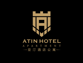 孫金澤的亞汀酒店公寓 ATIN HOTEL APARTMENTlogo設計