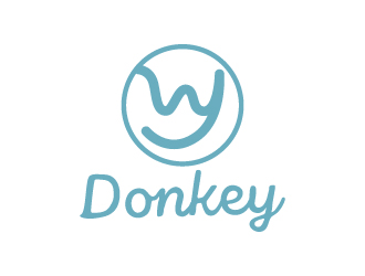 張俊的Donkey 手繪線條logologo設(shè)計(jì)