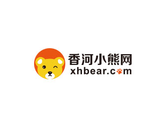 朱紅娟的香河小熊網logo設計