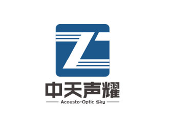 朱紅娟的中天聲耀（英文名：Acousto-Optic Sky）logo設(shè)計