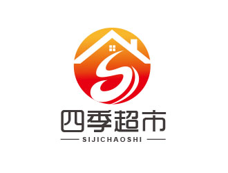 四季超市logo設計