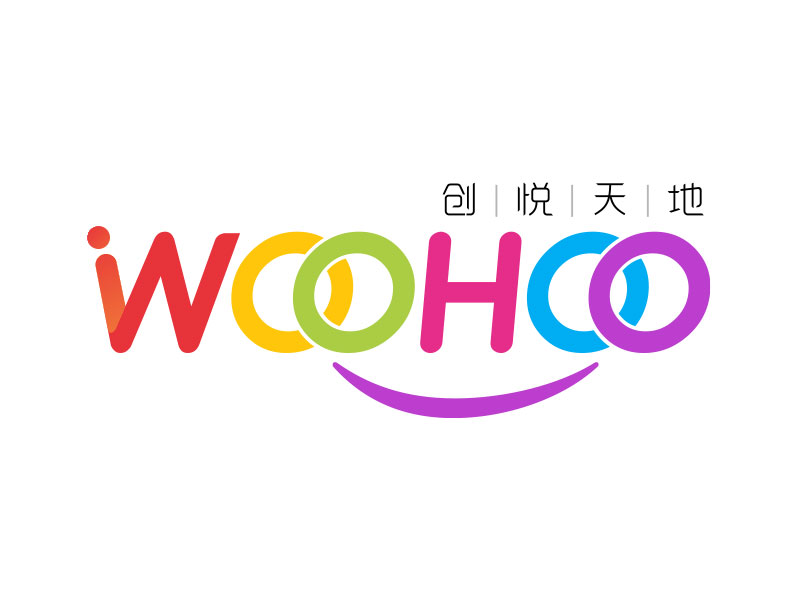 中文名：創悅天地    ；  英文名：WOOHOOlogo設計