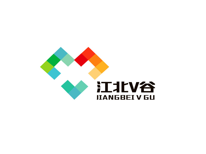 李杰的江北V谷logo設計