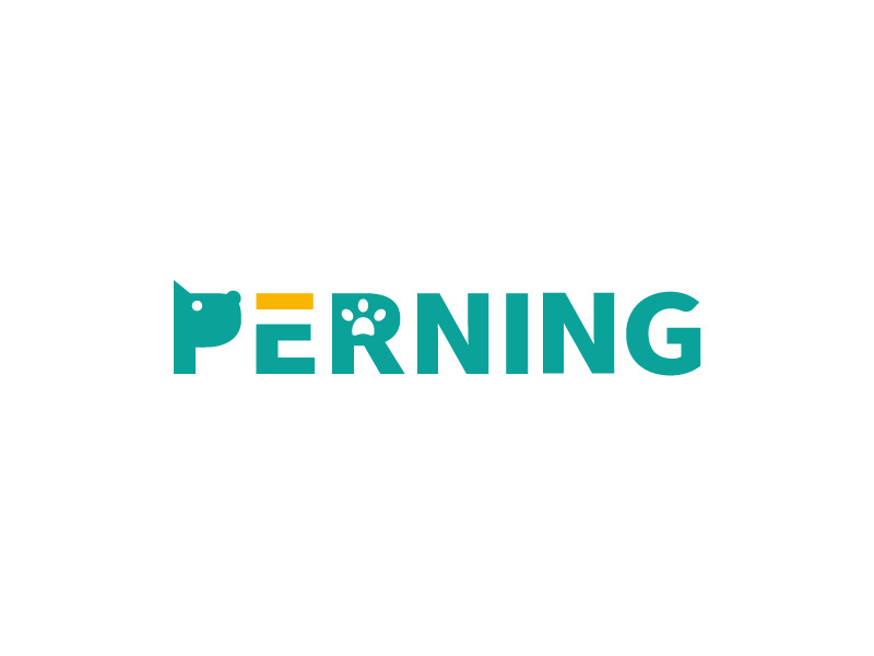 張俊的PERNING寵物用品logo設計