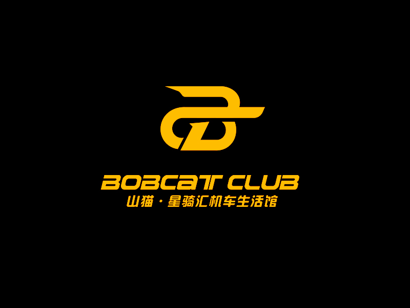 李杰的山貓·星騎匯機車生活館（BOBCAT CLUB）logo設計