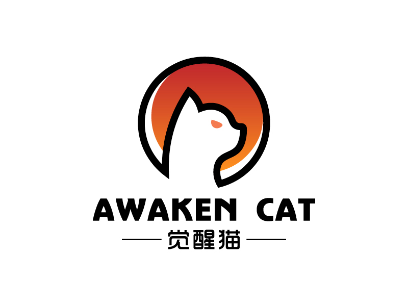 宋濤的覺醒貓 AWAKEN CATlogo設計