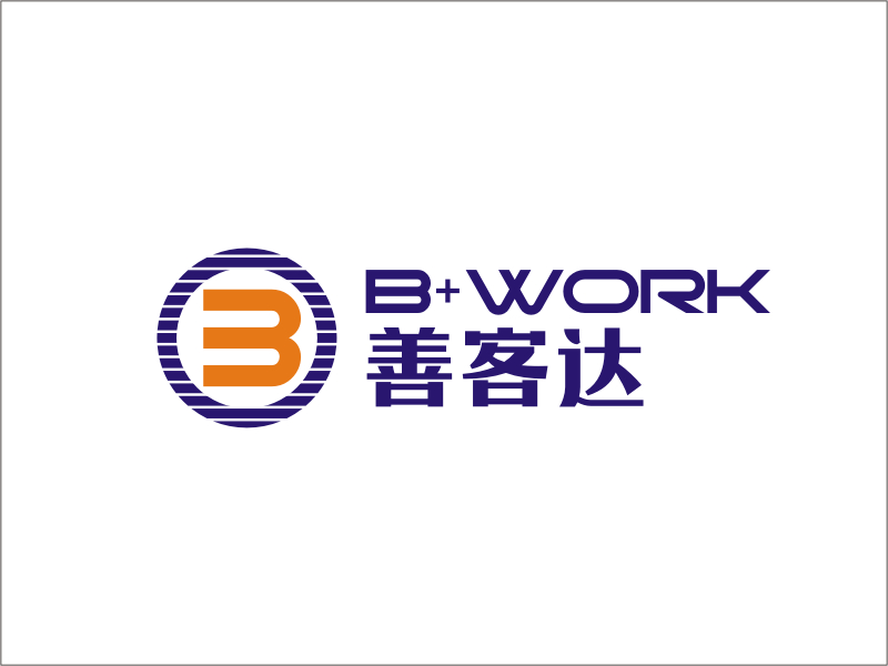 梁宗龍的B+WORK  善客達logo設計