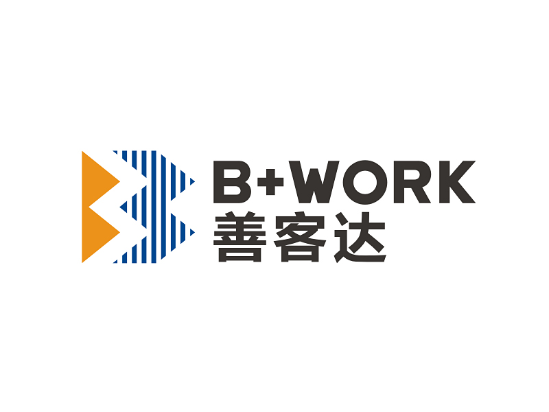 吳世昌的B+WORK  善客達logo設計