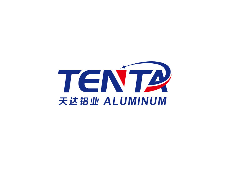 朱紅娟的天達鋁業    Tenta Aluminumlogo設計