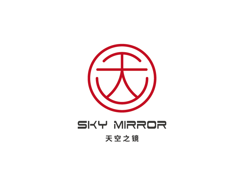 李寧的天空之鏡 Sky MIrrorlogo設(shè)計(jì)