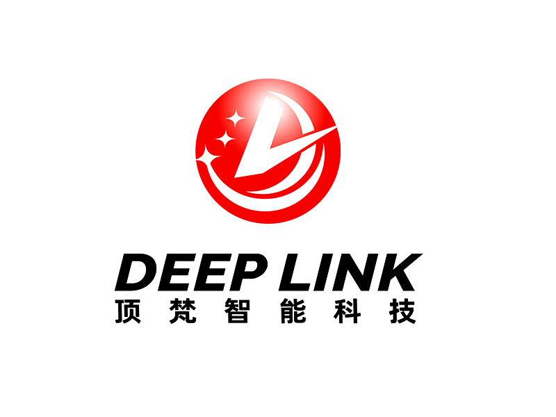 李杰的Deep Link/蘇州頂梵智能科技有限公司logo設計