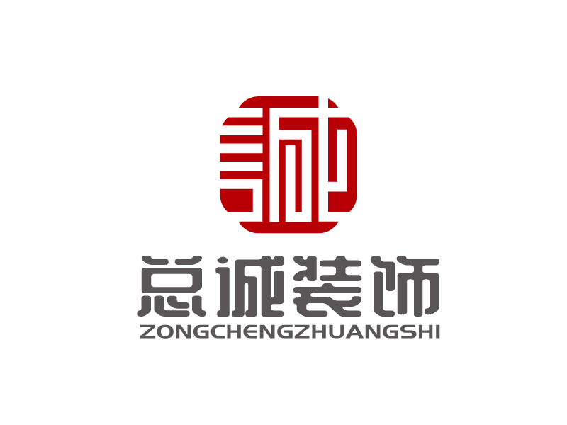 張俊的上?？傉\裝飾材料有限公司logologo設計