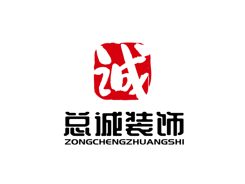 張俊的上?？傉\裝飾材料有限公司logologo設計