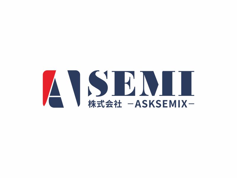 何嘉健的株式會社ASKSEMIXlogo設計