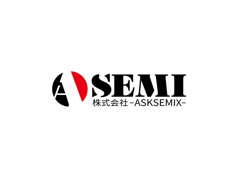 張俊的株式會社ASKSEMIXlogo設計