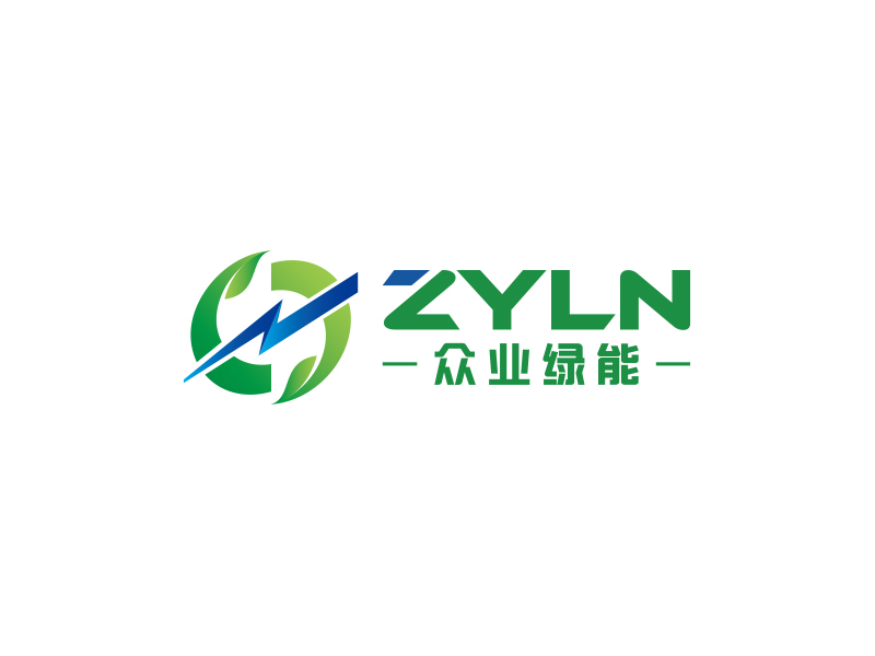 眾業綠能logo設計