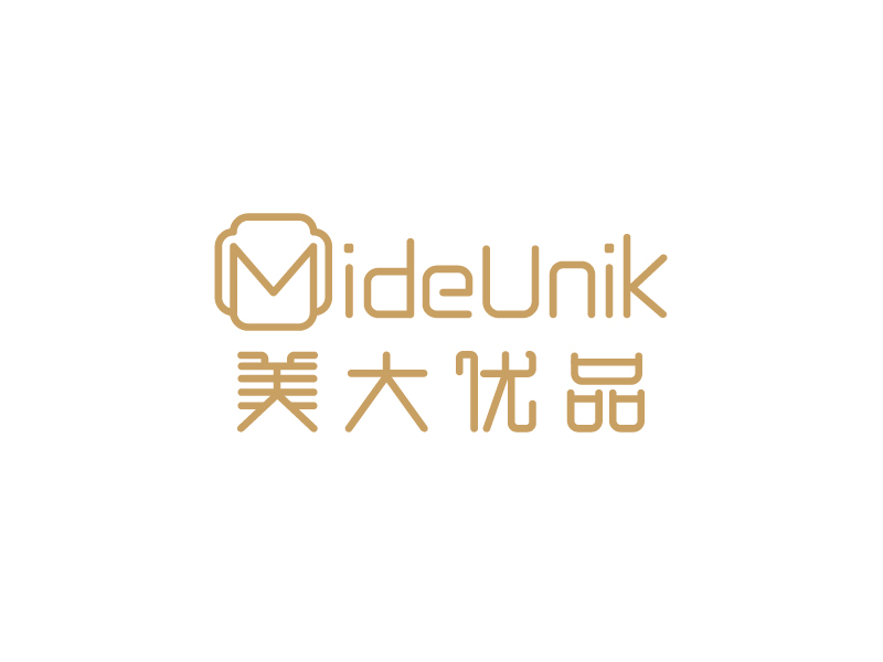 張俊的MideUnik   美大優品logo設計