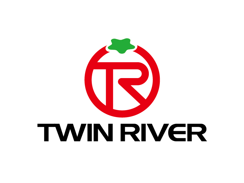 張俊的TWIN RIVER工廠LOGO設計logo設計