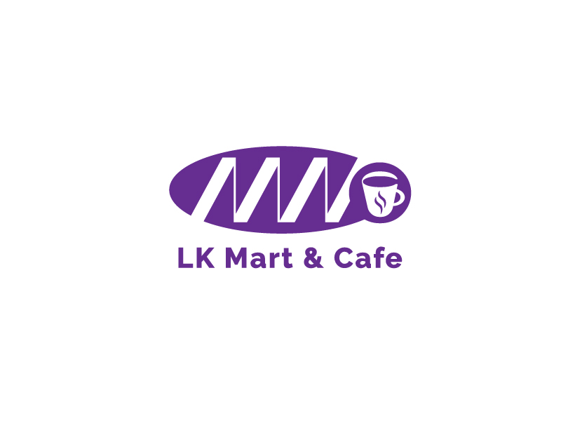 李寧的LK Mart & Cafe 咖啡廳定制LOGO設(shè)計logo設(shè)計