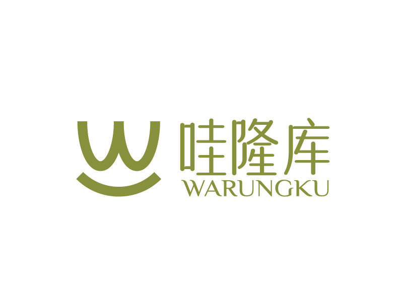 張俊的Warungku哇隆庫logo設(shè)計(jì)