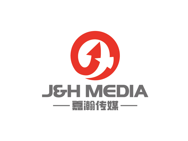 張俊的J&H Media 嘉瀚傳媒logo設(shè)計(jì)