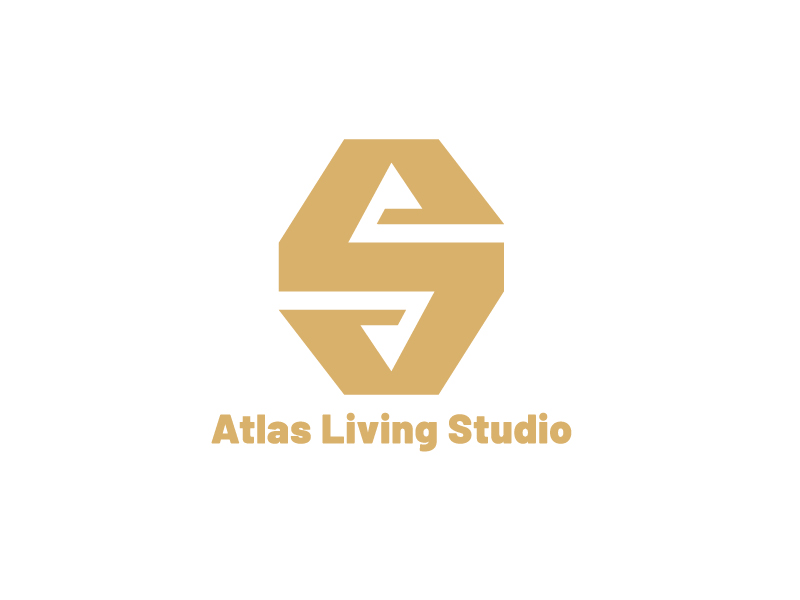 李寧的Atlas Living Studiologo設計