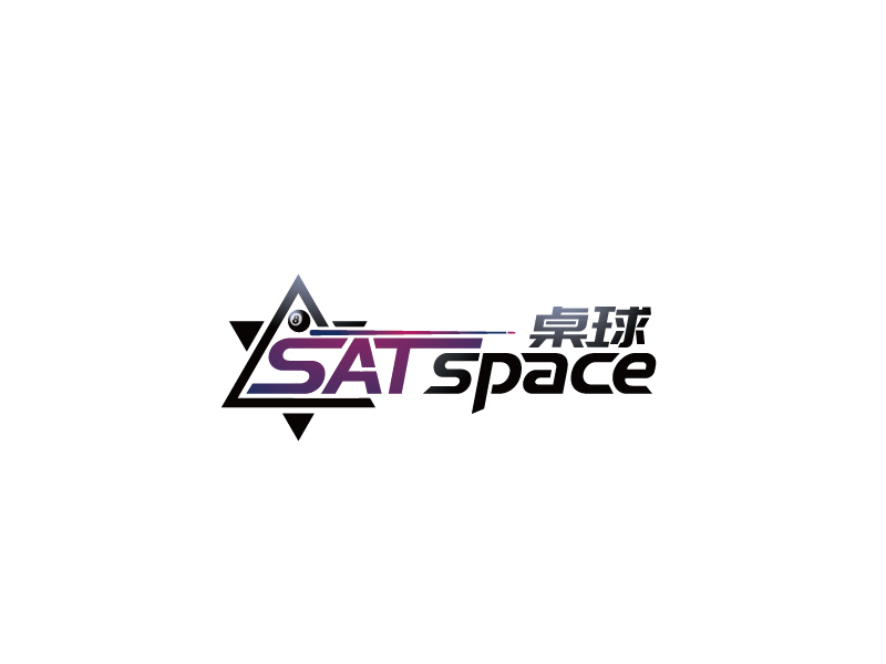 張俊的SAT  space  桌球logo設(shè)計(jì)