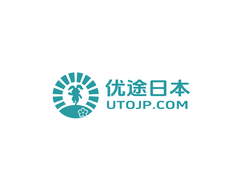 張俊的優(yōu)途日本  utojp.comlogo設計