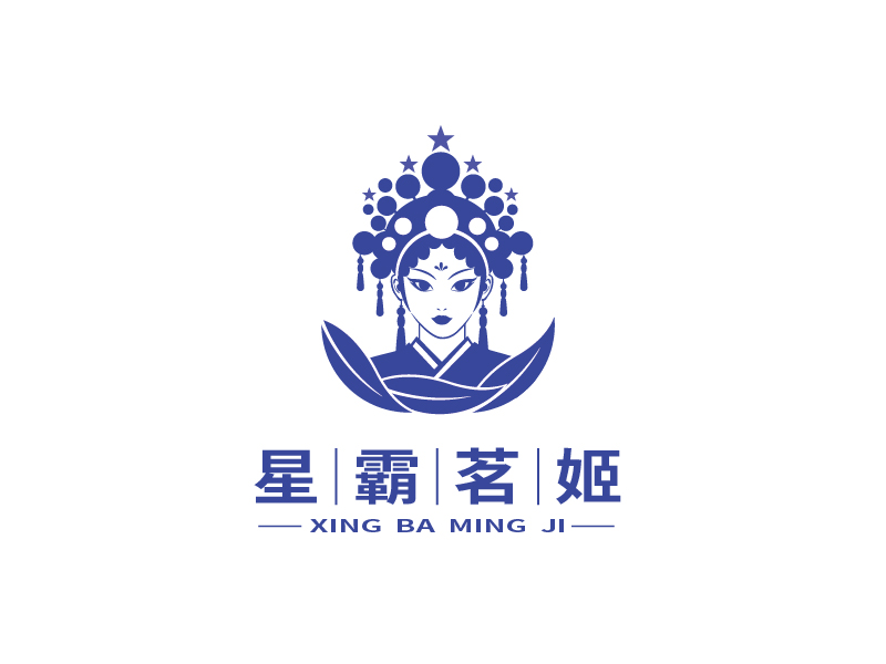 張俊的星霸茗姬logo設計